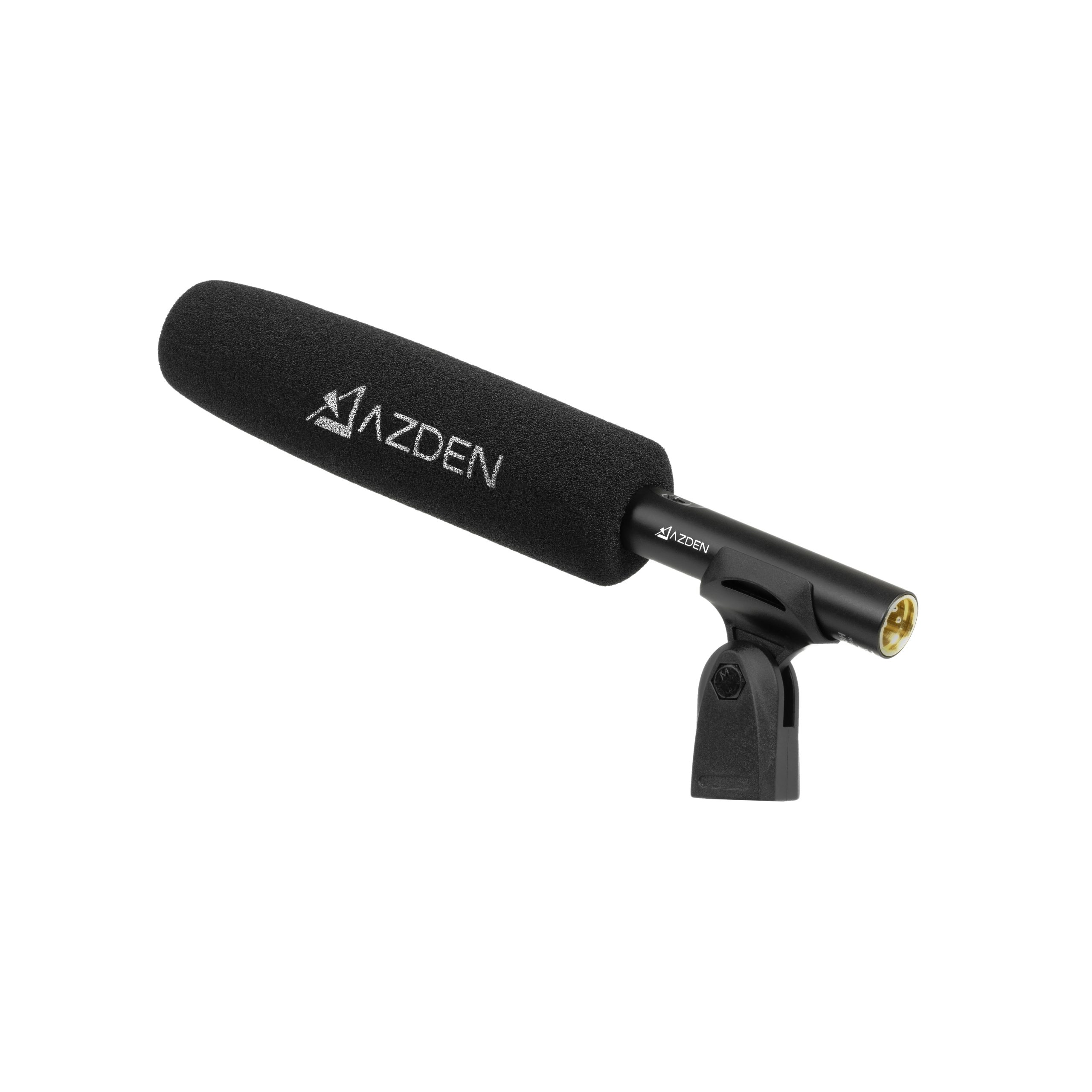 Couleur Noir  Microphone pour caméscope avec entrée Audio XLR Azden sgm-250cx  